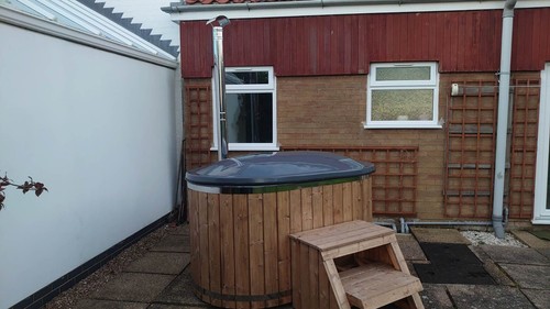 Fiberglass wooden hot tub - fiberglass, 2