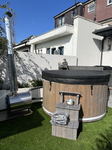 Wood fired fibreglass hot - fibreglass,